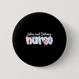 Badge Rond 5 Cm Travail Et Livraison Infirmière Vie Coquette Bow B
