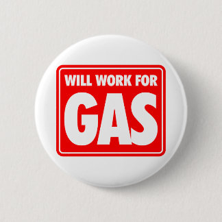 Badge Rond 5 Cm Travaillera pour le gaz