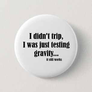 Badge Rond 5 Cm Travaux de gravité
