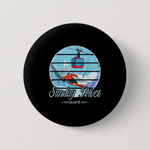 Badge Rond 5 Cm Trave de vacances de la montagne T Shirt