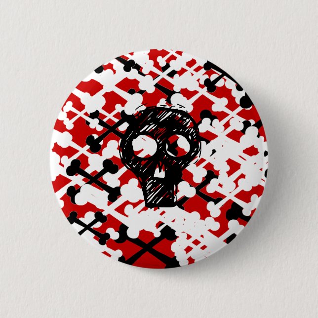 Badge Rond 5 Cm Traverses multicolores (Devant)
