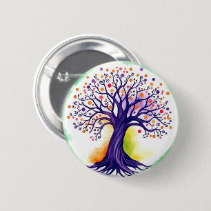 Badge Rond 5 Cm Tree of Life
