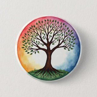 Badge Rond 5 Cm Tree of Life