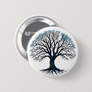 Badge Rond 5 Cm Tree of Life