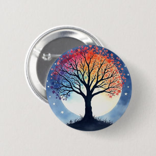 Badge Rond 5 Cm Tree of Life