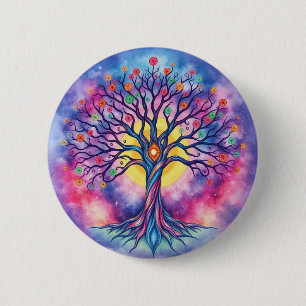 Badge Rond 5 Cm Tree of Life
