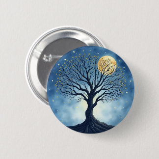 Badge Rond 5 Cm Tree of Life