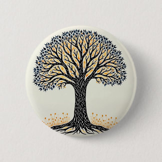 Badge Rond 5 Cm Tree of Life