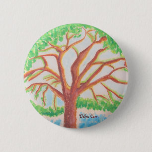 Badge Rond 5 Cm Tree of Life-Button