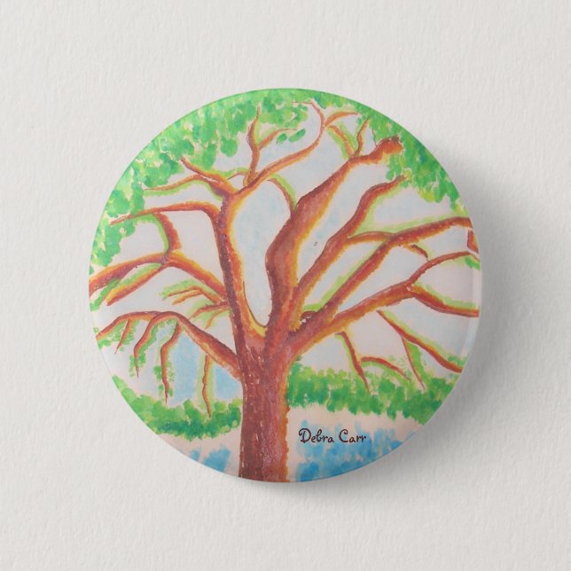 Badge Rond 5 Cm Tree of Life-Button (Devant)