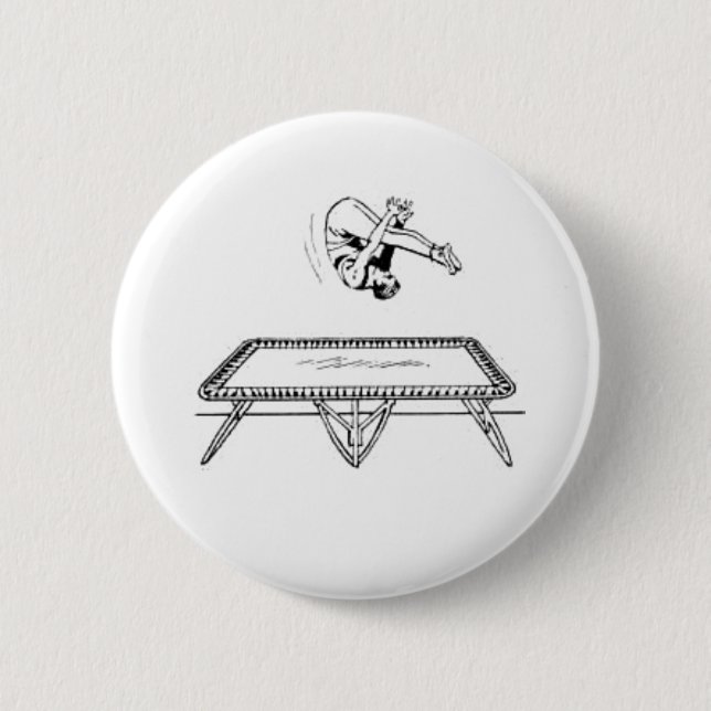 Badge Rond 5 Cm Trempoline (Devant)