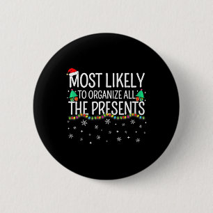 Badge Rond 5 Cm Très Probable D'Organiser Tous Les Présents Famill