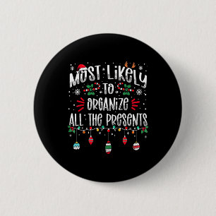 Badge Rond 5 Cm Très Probable D'Organiser Tous Les Présents Famill