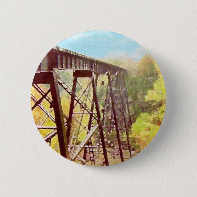 Badge Rond 5 Cm Trêve de train (Devant)