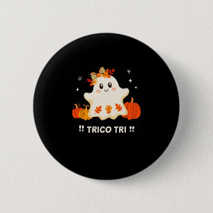 Badge Rond 5 Cm Tri Cute Halloween Éffrayant Mexicain Fantôme Span