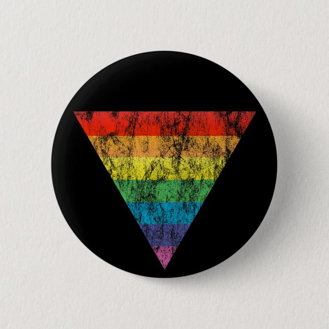 Badge Rond 5 Cm triangle arc (Devant)