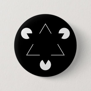 Badge Rond 5 Cm Triangle Kanizsa
