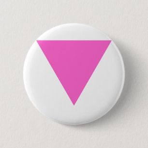 Badge Rond 5 Cm Triangle rose