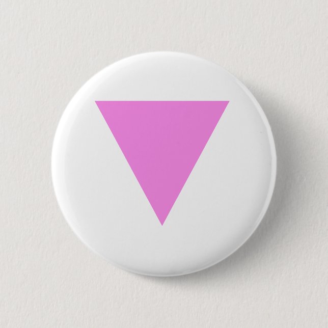 Badge Rond 5 Cm Triangle rose (Devant)