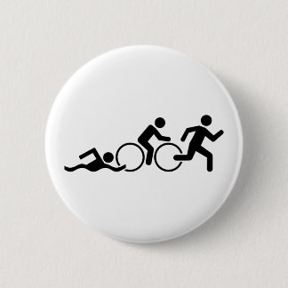 Badge Rond 5 Cm Triathlon