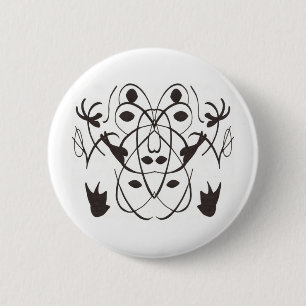 Badge Rond 5 Cm Tribal 2