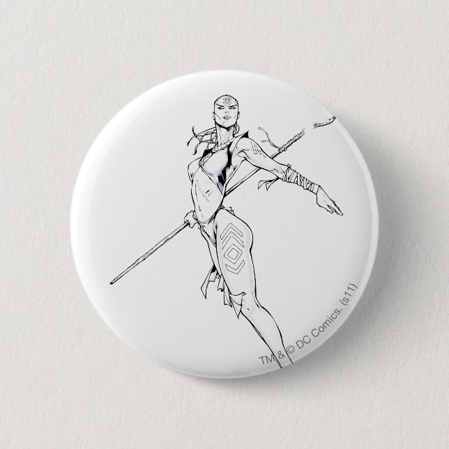 Badge Rond 5 Cm Tribu 8 d'indigo (Devant)