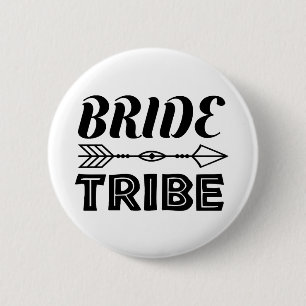Badge Rond 5 Cm Tribu de mariée