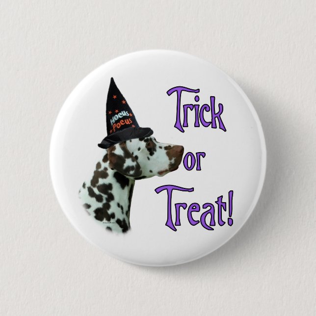 Badge Rond 5 Cm Trick dalmate (foie) (Devant)