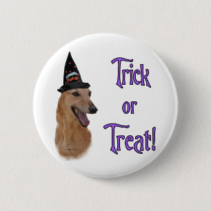 Badge Rond 5 Cm Trick gris (rouge)
