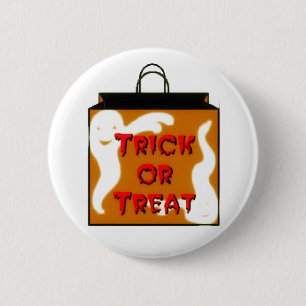 Badge Rond 5 Cm Trick Or Treat