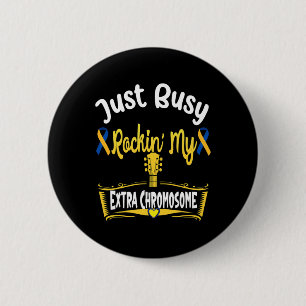 Badge Rond 5 Cm Tricot Bébé Enfant Sensibilisation Trisomie 21 Chr