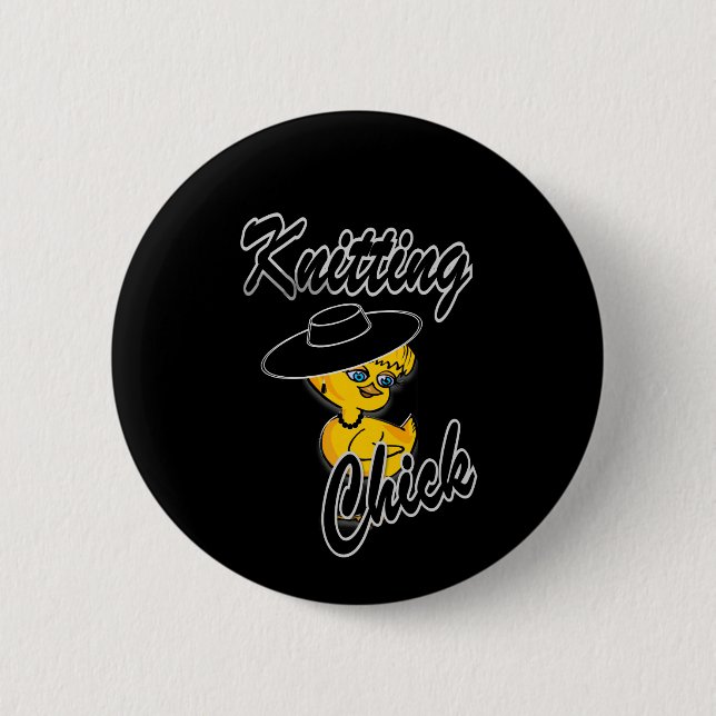 Badge Rond 5 Cm Tricot poussette #4 (Devant)