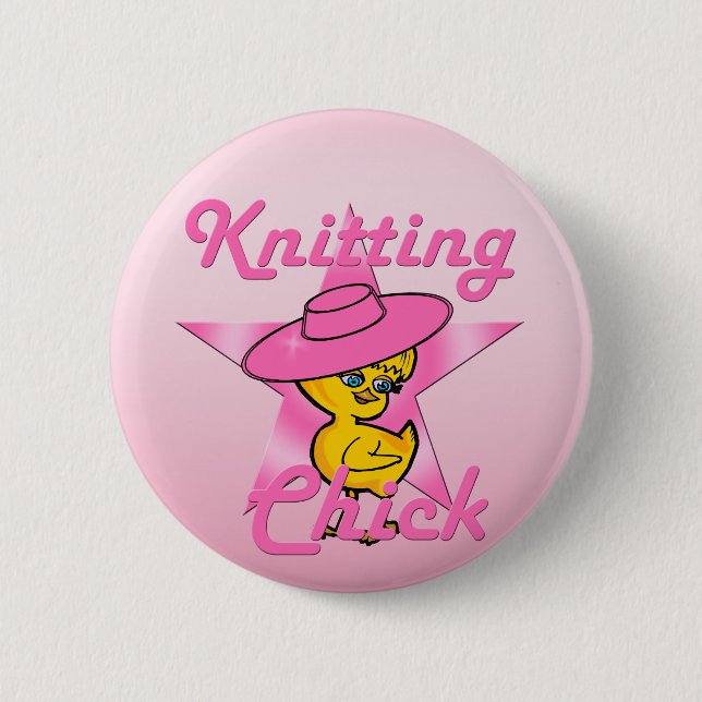 Badge Rond 5 Cm Tricot poussette #8 (Devant)