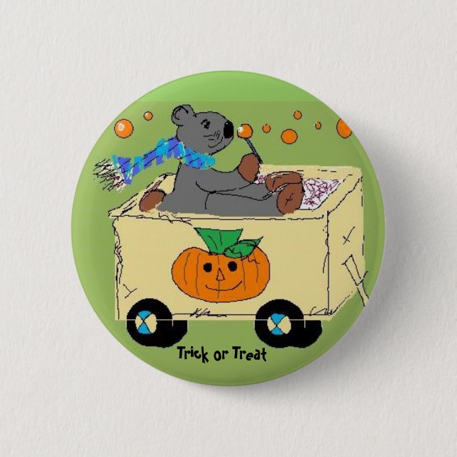 Badge Rond 5 Cm Tricoter ou traiter (Devant)