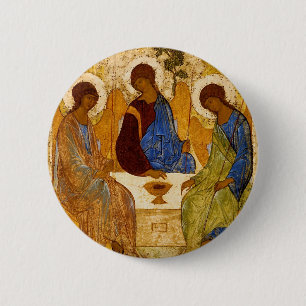 Badge Rond 5 Cm Trinity Rublev à la table