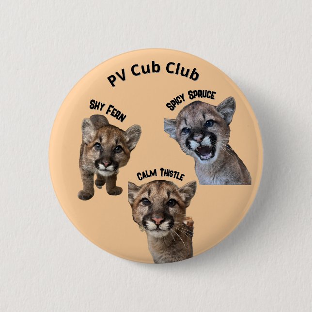 Badge Rond 5 Cm Trio d'un cube (Devant)