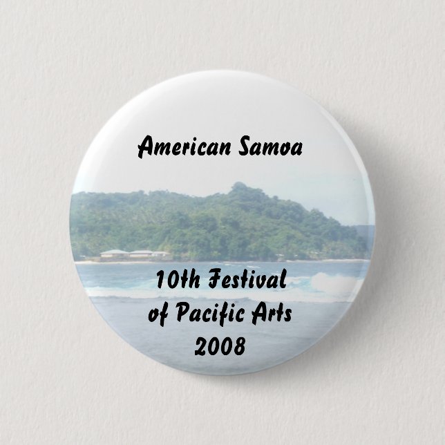 Badge Rond 5 Cm triparoundtown 130, Samoa américaines… - Customisé (Devant)