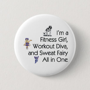 Badge Rond 5 Cm Triple Play SUPÉRIEUR de forme physique
