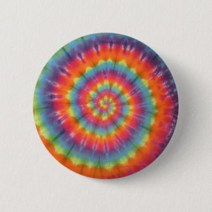 Badge Rond 5 Cm Trippy Little Swirl Tie Dye PhatDyes