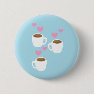 Badge Rond 5 Cm trois cafés