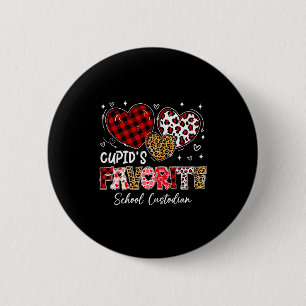 Badge Rond 5 Cm Trois cœurs coup de foudre favori de l'école conci