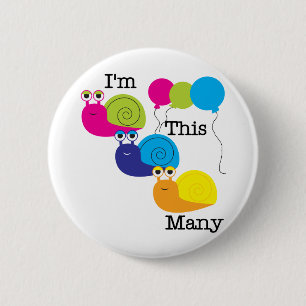 Badge Rond 5 Cm Trois escargots Je suis cette multitude de t-shirt