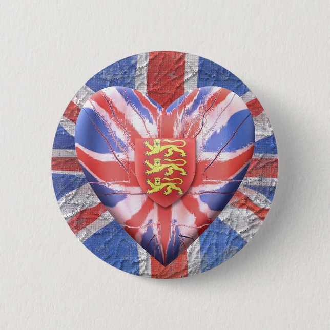 Badge Rond 5 Cm Trois lions (Devant)