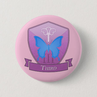 Badge Rond 5 Cm Troisième - Épingle de l'école Mt. Calibeen