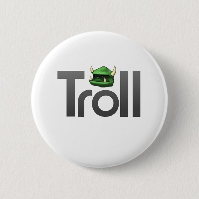 Badge Rond 5 Cm Troll (Devant)