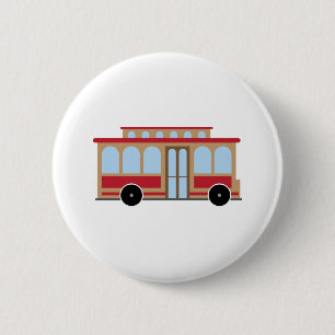 Badge Rond 5 Cm Trolleycar