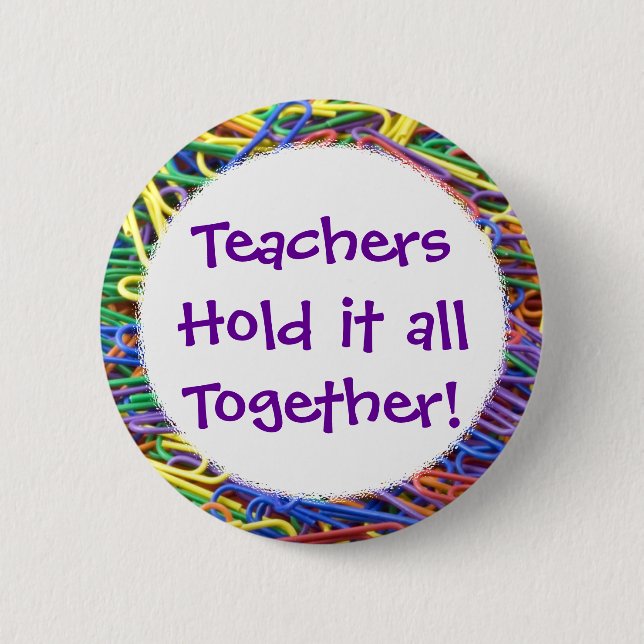 Badge Rond 5 Cm Trombelles pour Enseignants (Devant)