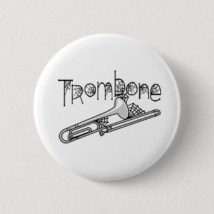 Badge Rond 5 Cm Trombone Cobwebs
