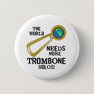 Badge Rond 5 Cm Trombone Solos