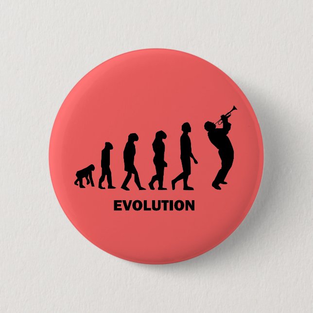 Badge Rond 5 Cm Trompette (Devant)